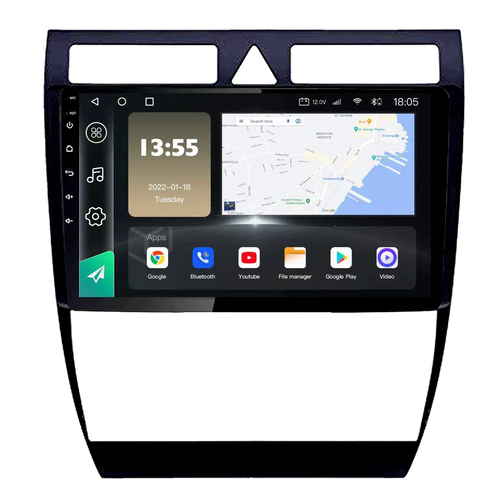 Radio Navegador GPS Android para Audi A6 (9")