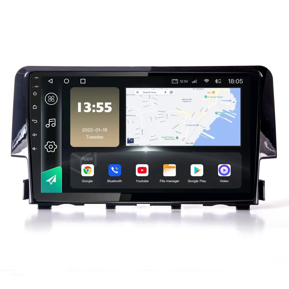 Radio Navegador GPS Android para Honda Civic (9")