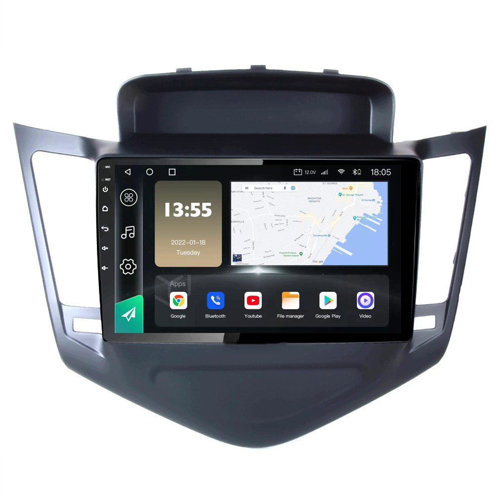 Radio Navegador GPS Android para Chevrolet Cruze (9")
