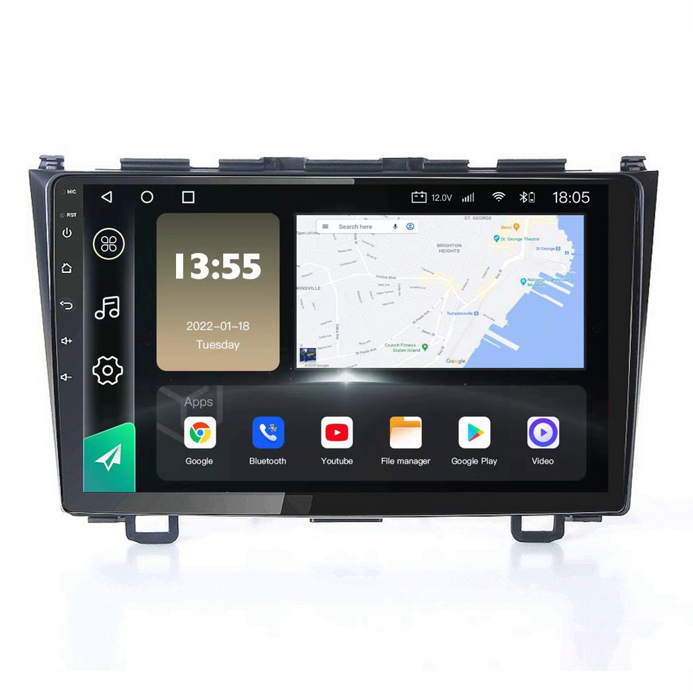 Radio Navegador GPS Android para Honda CRV (9")
