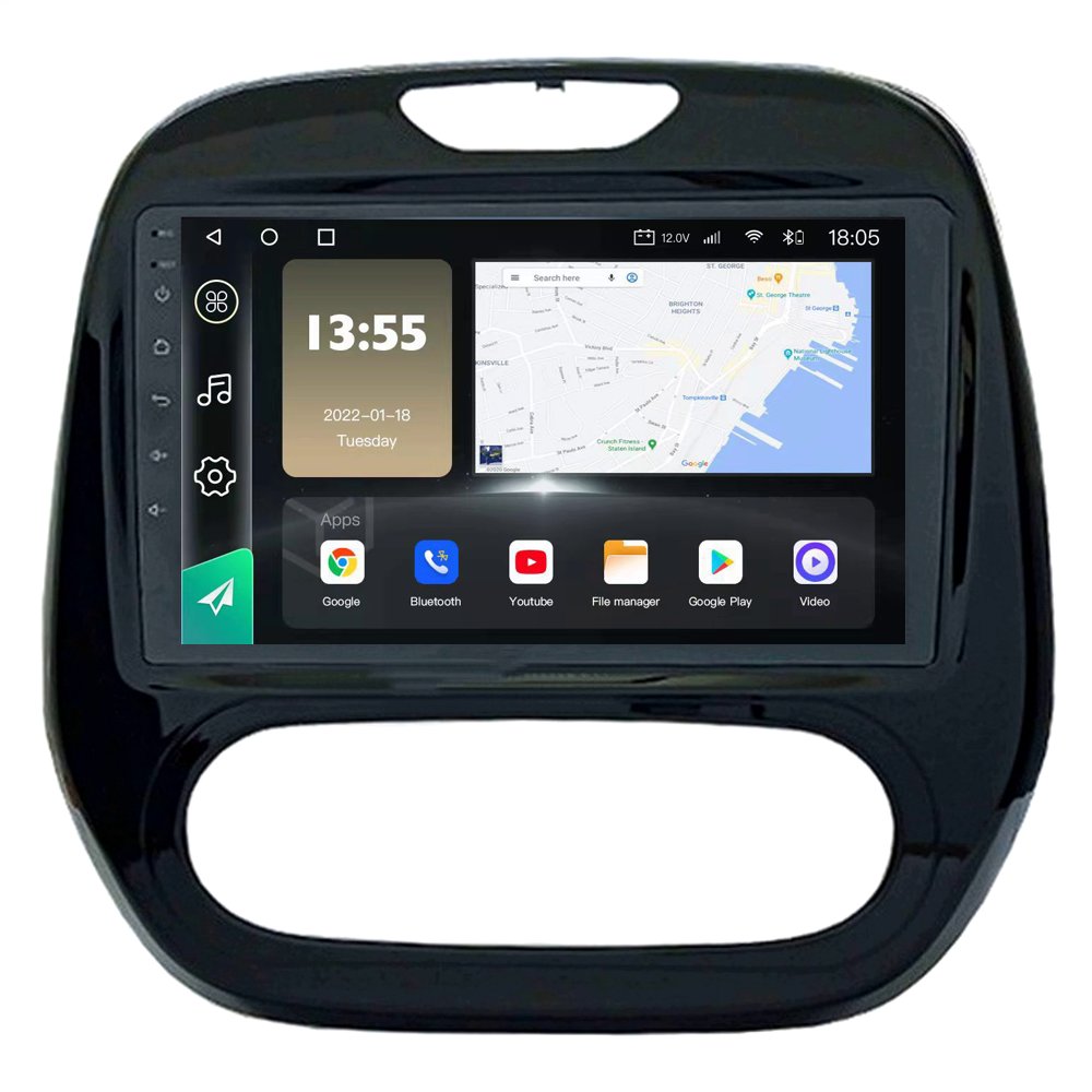Radio Navegador GPS Android para Renault Captur (9")