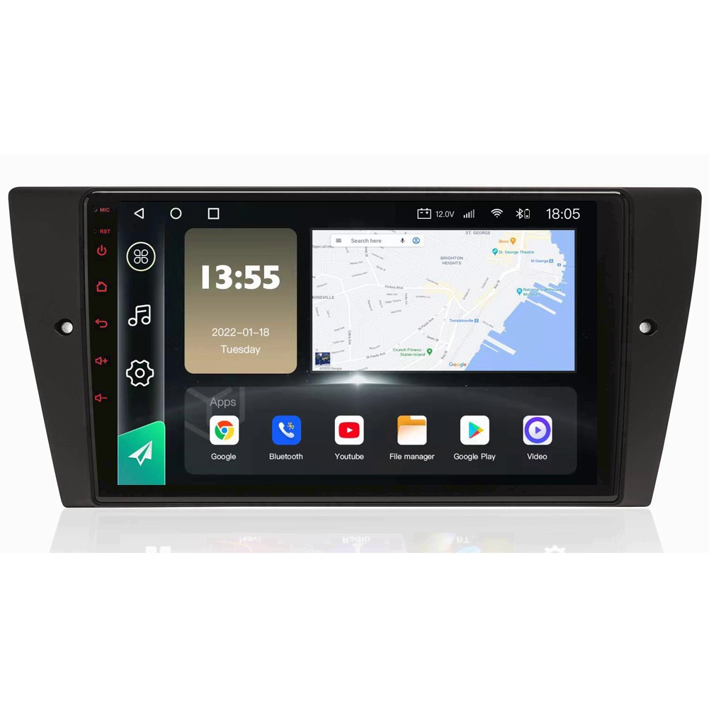 Radio Navegador GPS Android para Bmw Serie 3 (9")