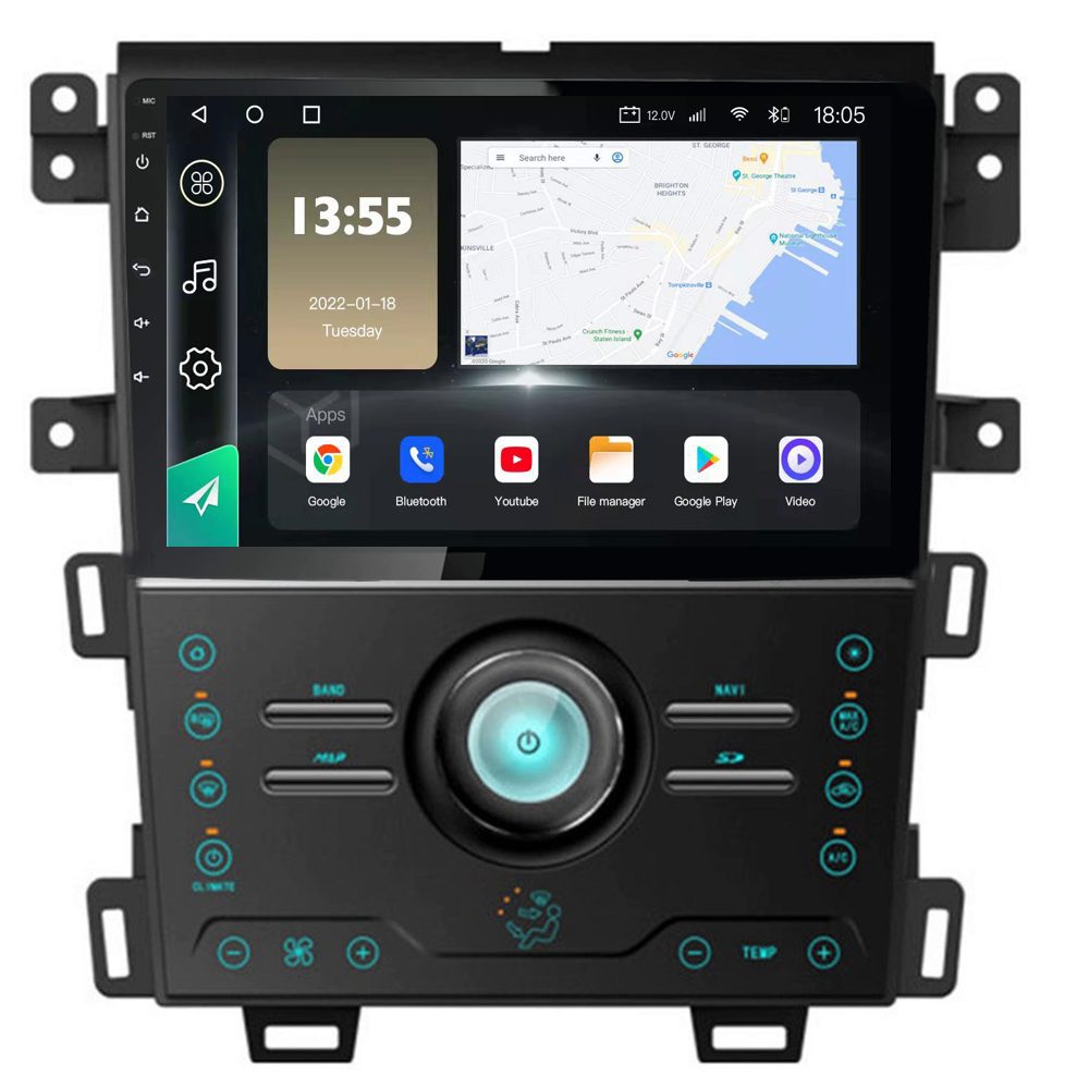 Radio Navegador GPS Android para Ford Edge (9")