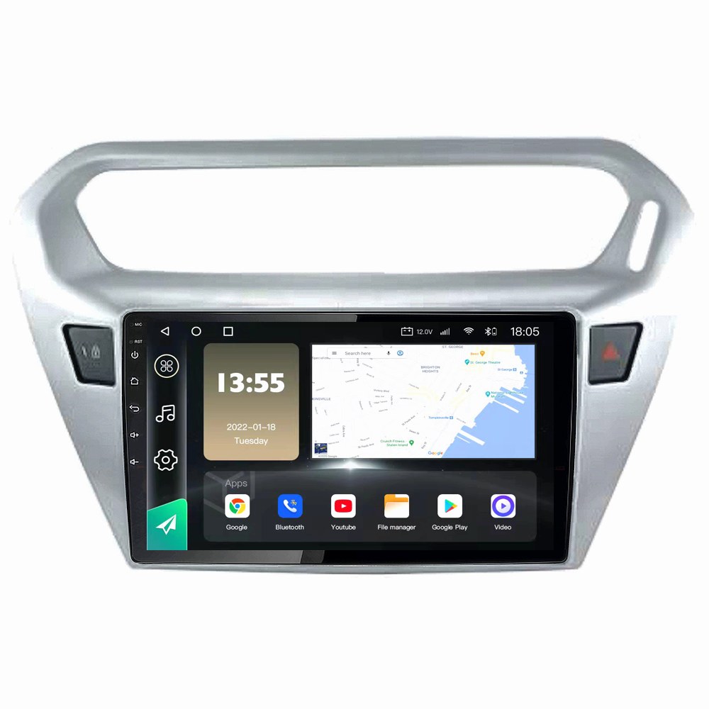 Radio Navegador GPS Android para Citröen Elysee (9")