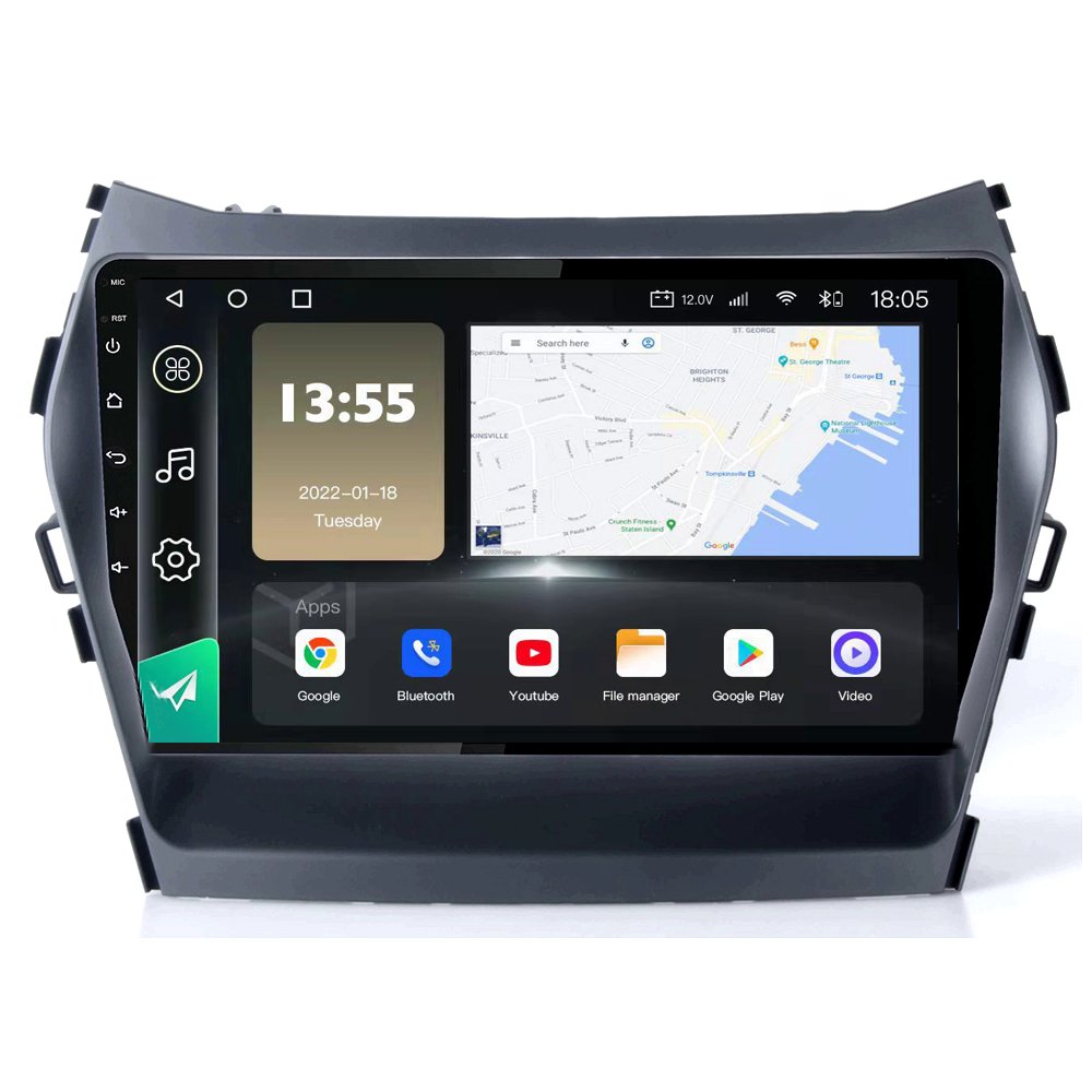 Radio Navegador GPS Android para Hyundai Ix45 (9")
