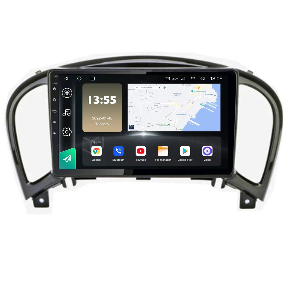 Radio Navegador GPS Android para Nissan Juke (9")