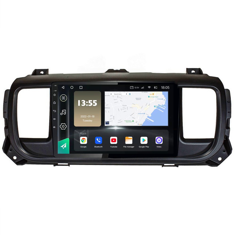 Radio Navegador GPS Android para Toyota Proace (9")
