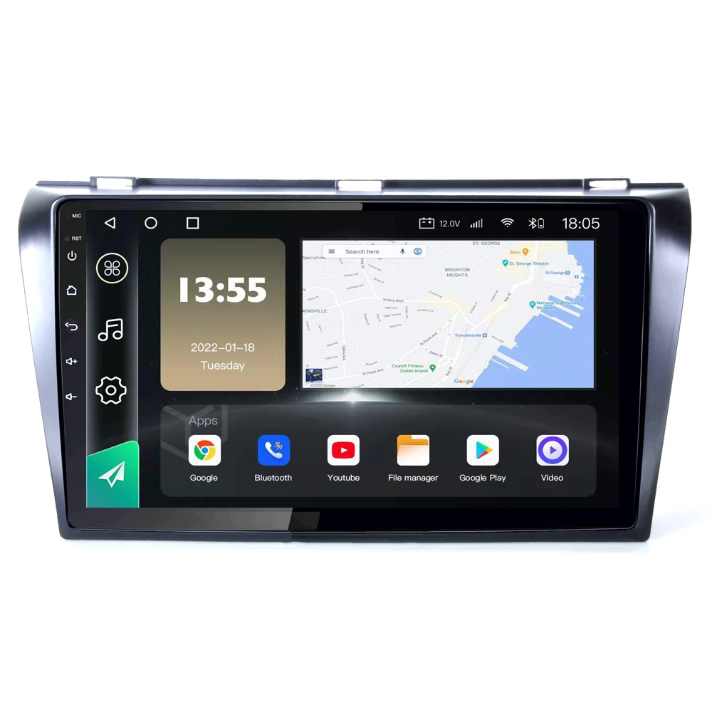 Radio Navegador GPS Android para Mazda 3 (9")