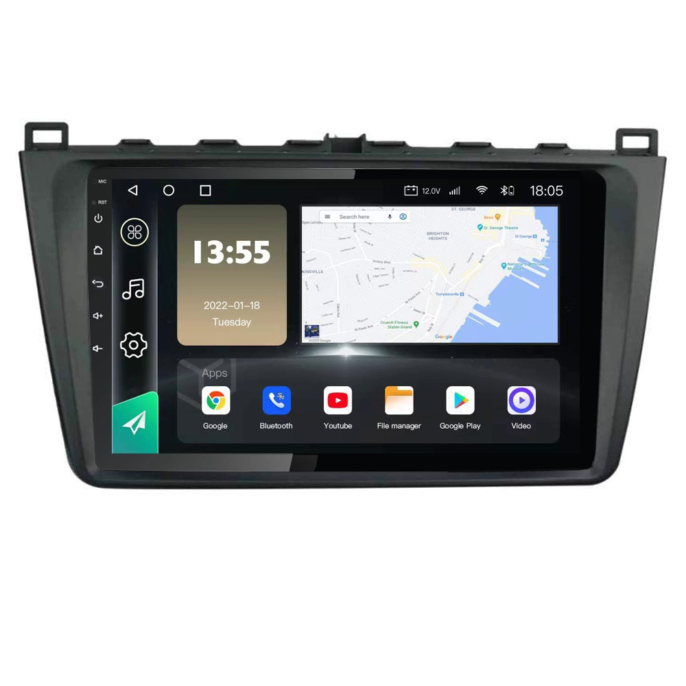 Radio Navegador GPS Android para Mazda 6 (9")