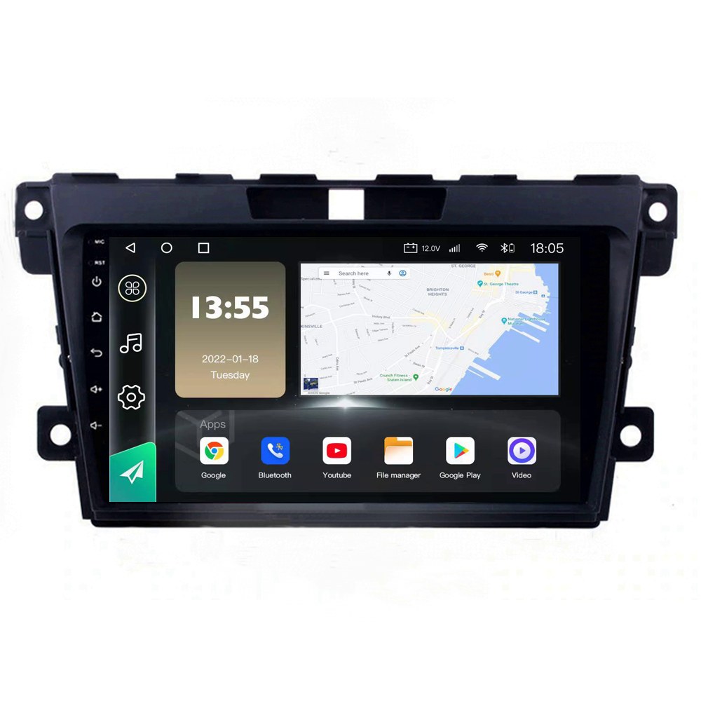 Radio Navegador GPS Android para Mazda CX7 (9")