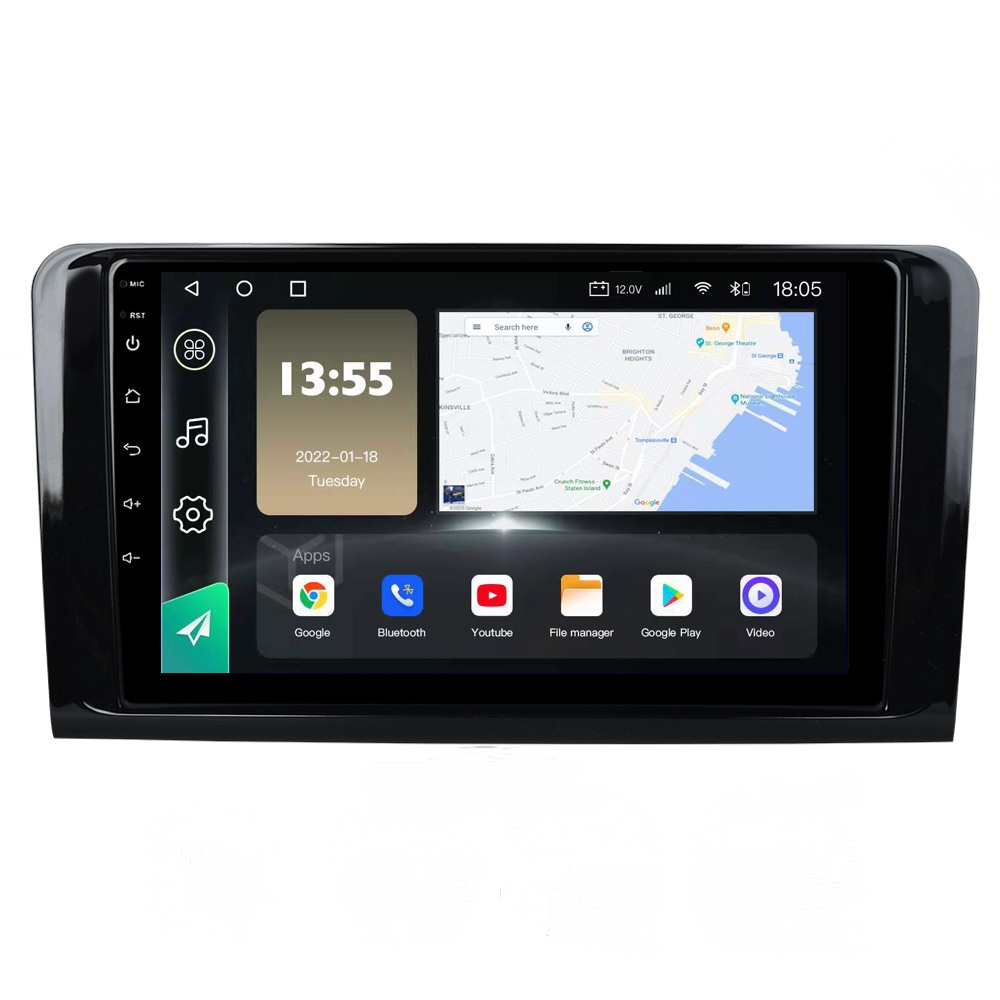 Radio Navegador GPS Android para Mercedes Clase ML (9")