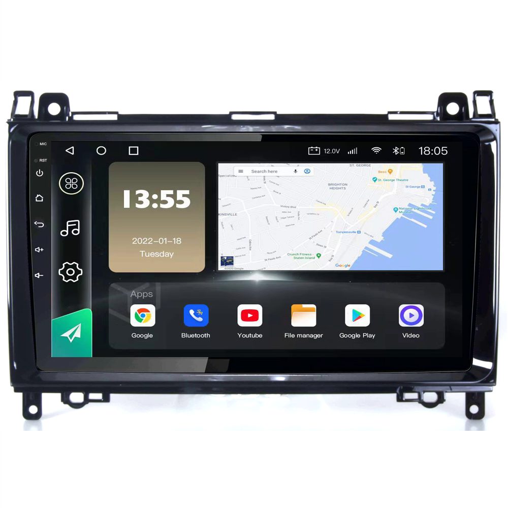 Radio Navegador GPS Android para Mercedes Clase A (9")
