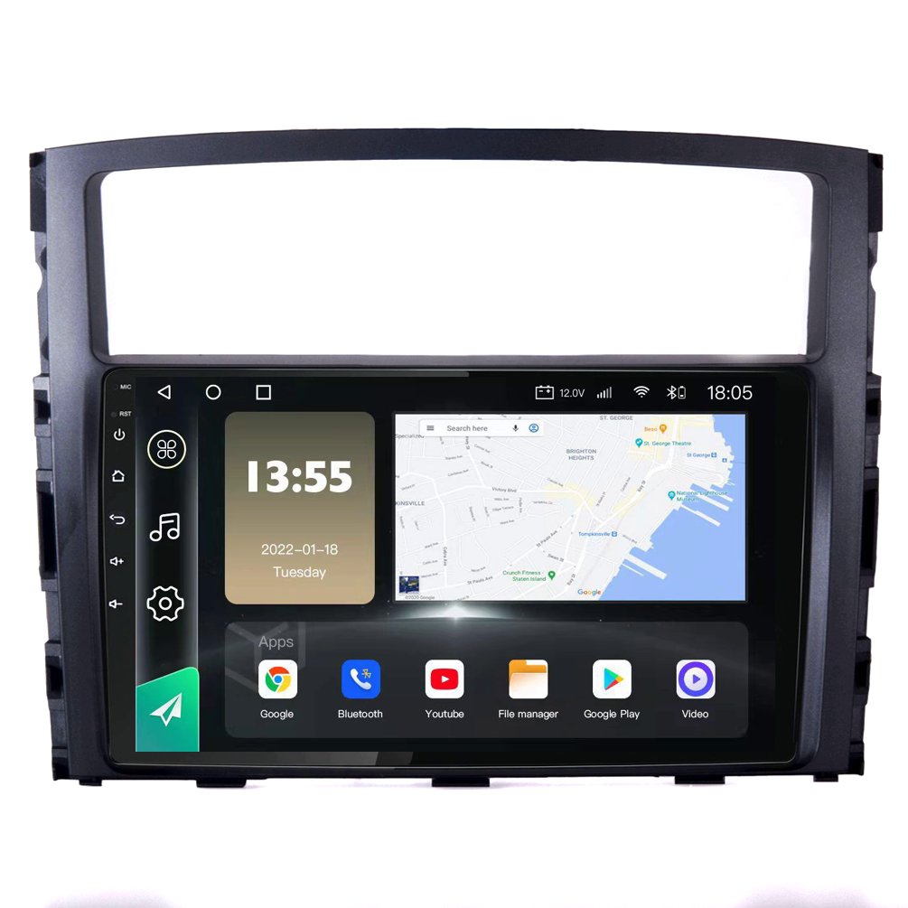 Radio Navegador GPS Android para Mitsubishi Montero (9")