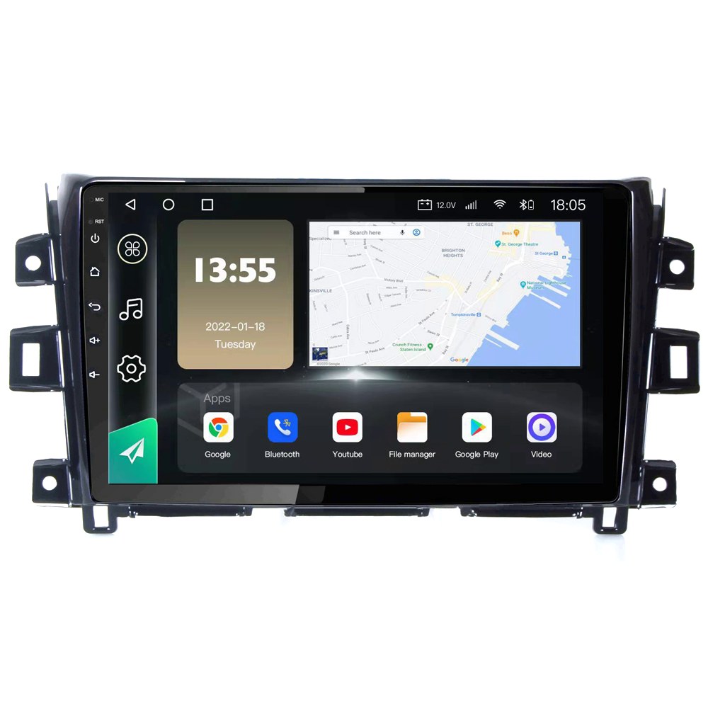 Radio Navegador GPS Android para Nissan Navara (9")