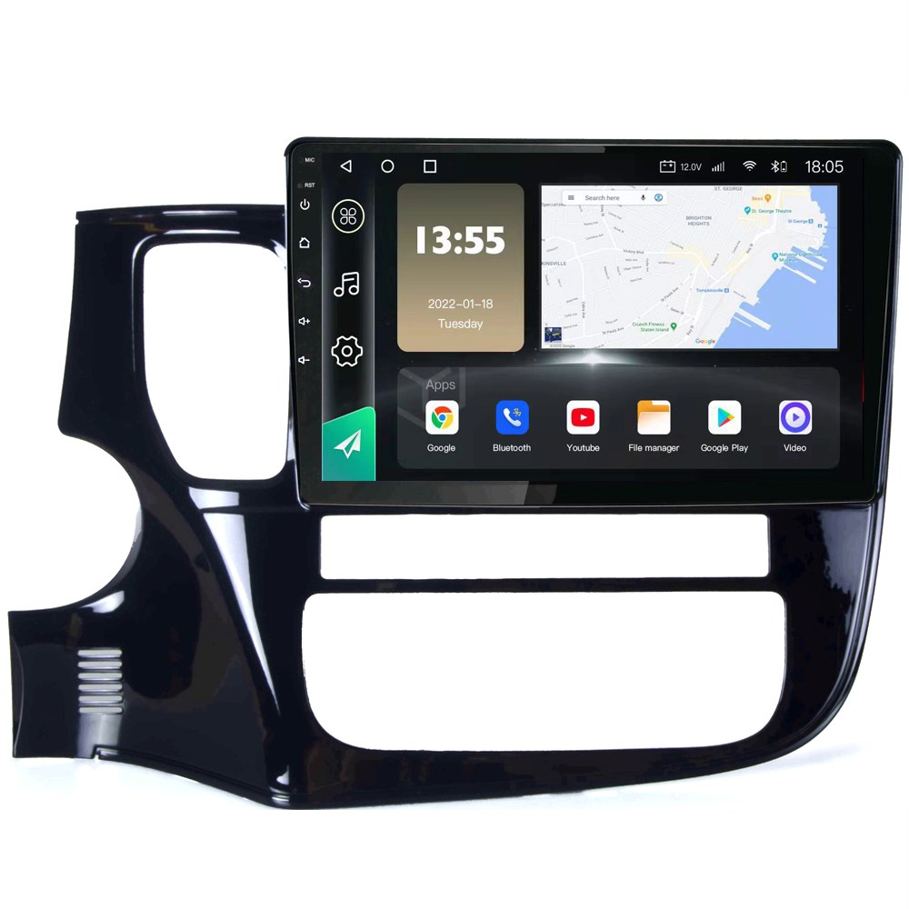Radio Navegador GPS Android para Mitsubishi Outlander (10,1")