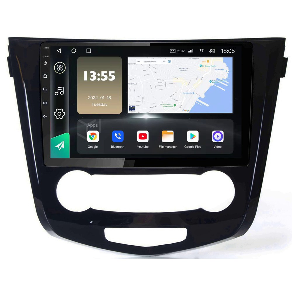 Radio Navegador GPS Android para Nissan X-Trail (10,1")
