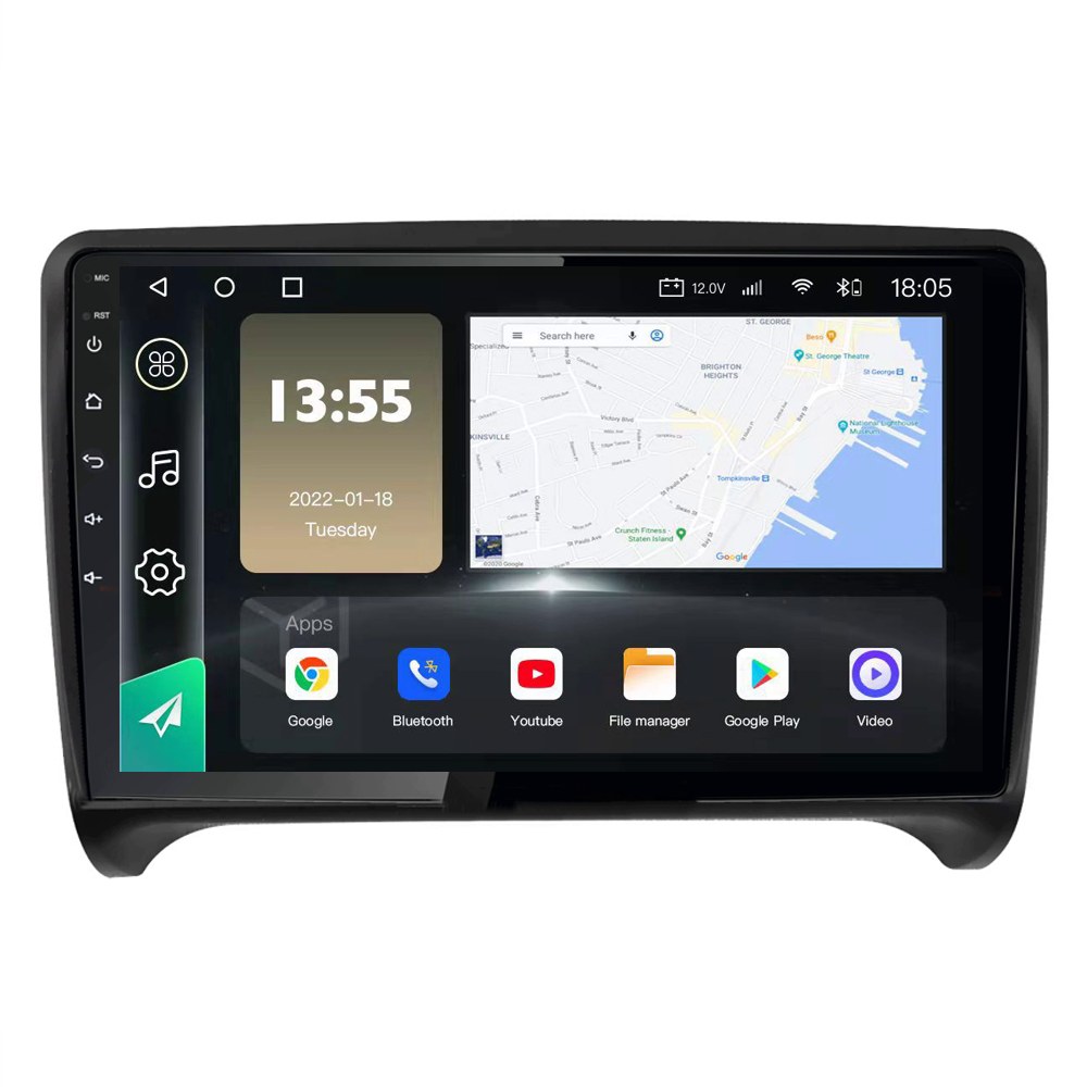 Radio Navegador GPS Android para Audi TT (9")