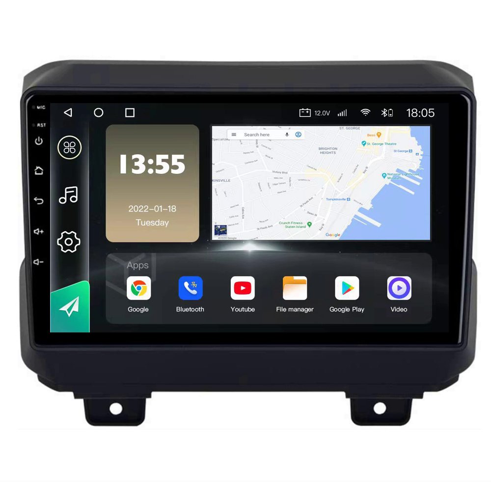 Radio Navegador GPS Android para Jeep Wrangler (10,1")