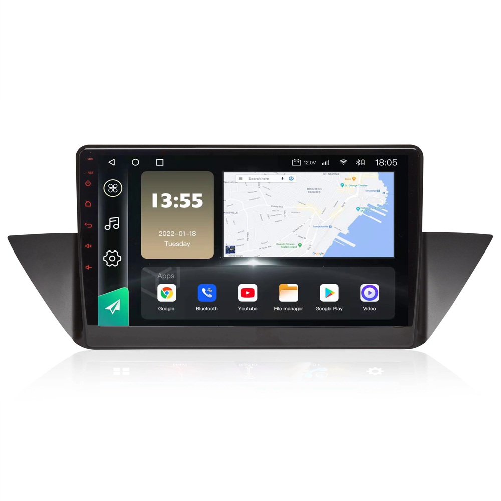 Radio Navegador GPS Android para Bmw X1 (10,1")