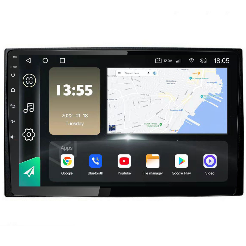 Radio Navegador GPS Android para Volkswagen Multivan (9")