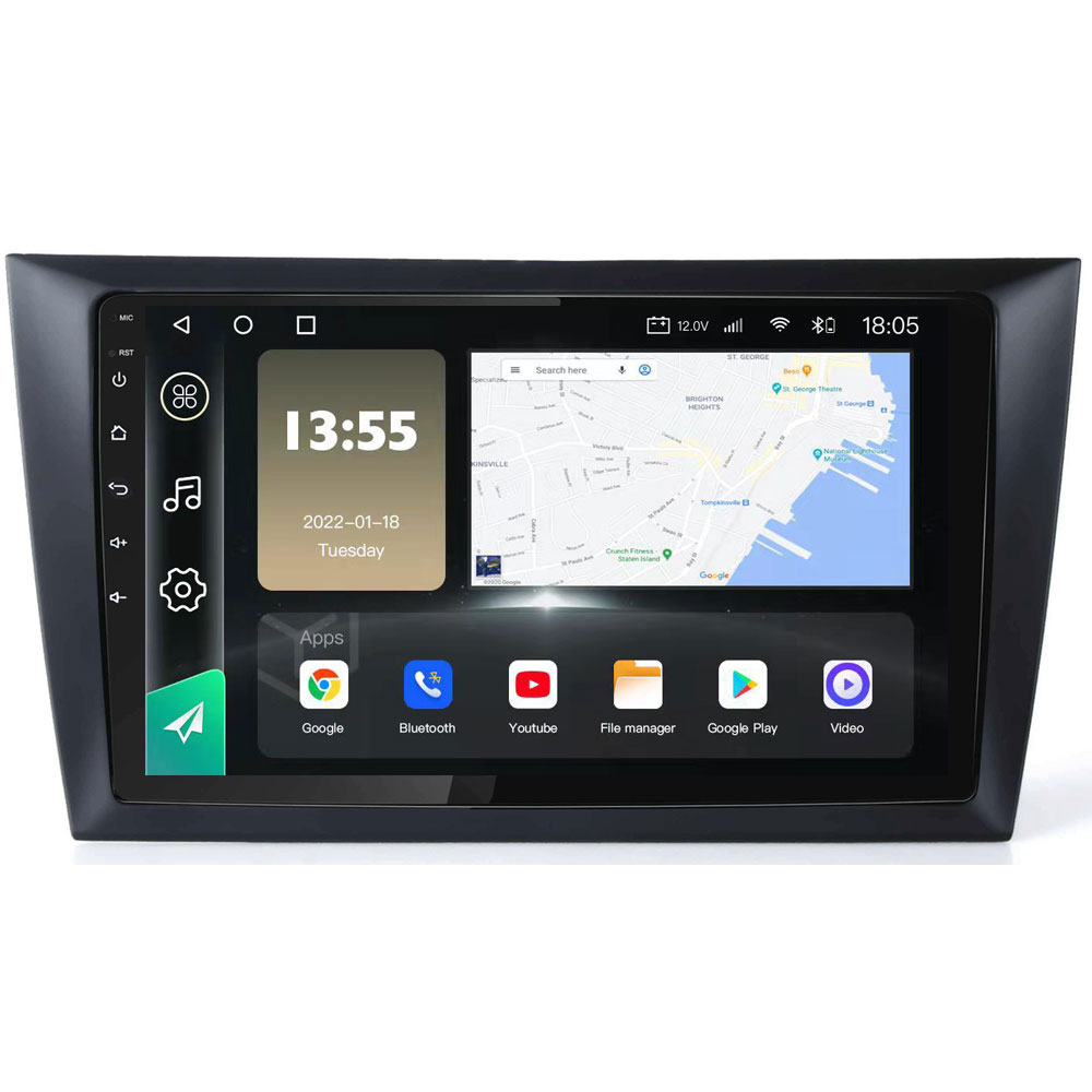 Radio Navegador GPS Android para Volkswagen Golf (9")