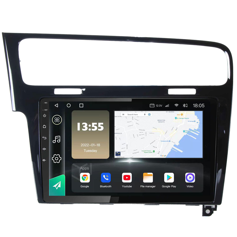 Radio Navegador GPS Android para Volkswagen Golf  (10,1")