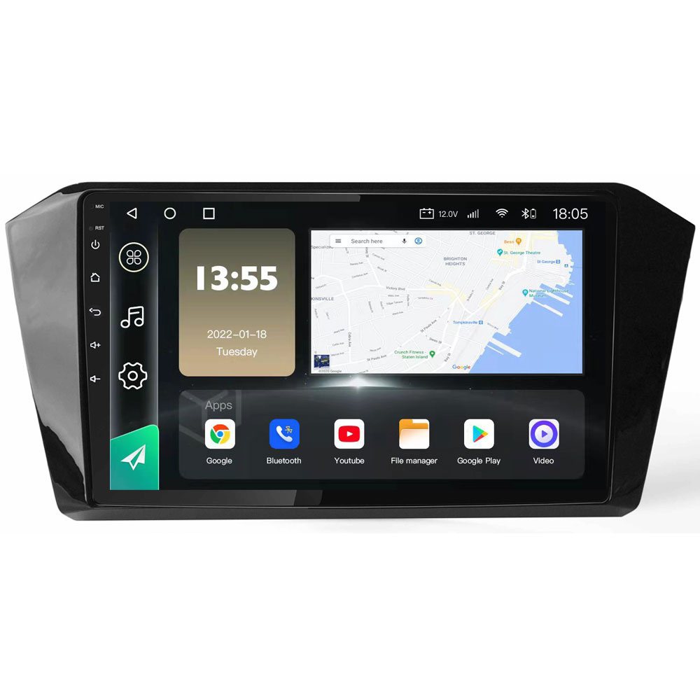 Radio Navegador GPS Android para Volkswagen Passat (10,1")