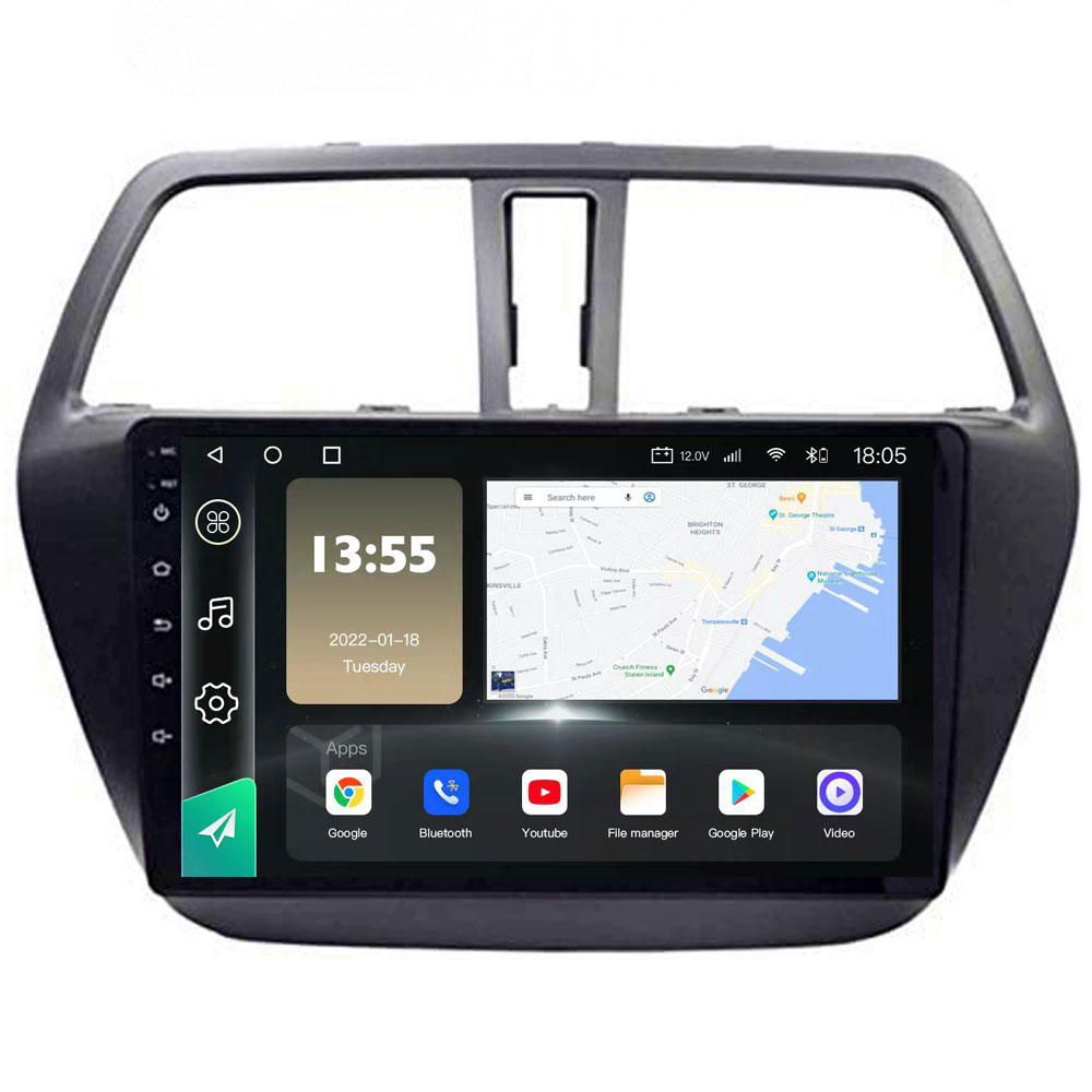 Radio Navegador GPS Android para Suzuki S-Cross (9")