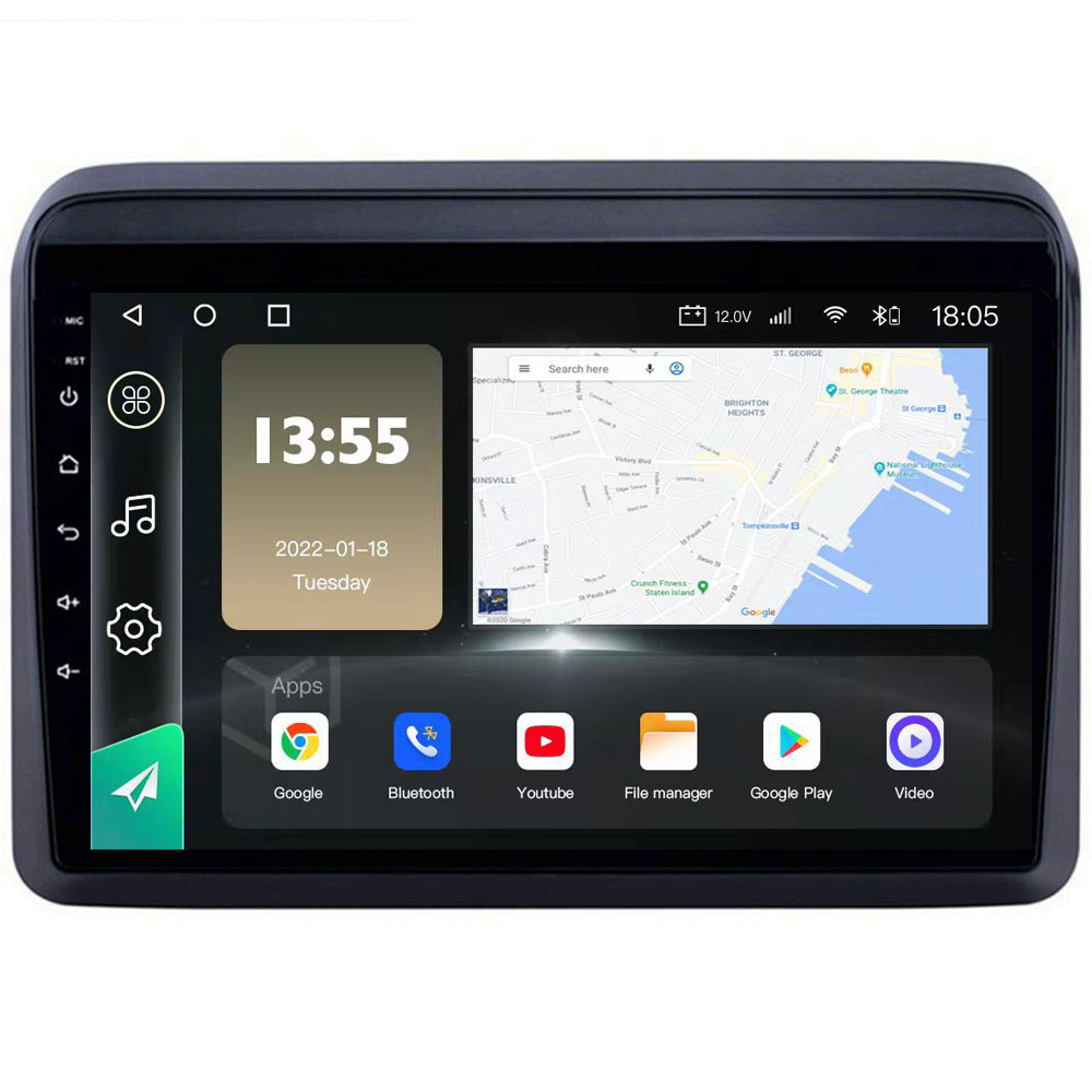 Radio Navegador GPS Android para Suzuki Ignis (9")