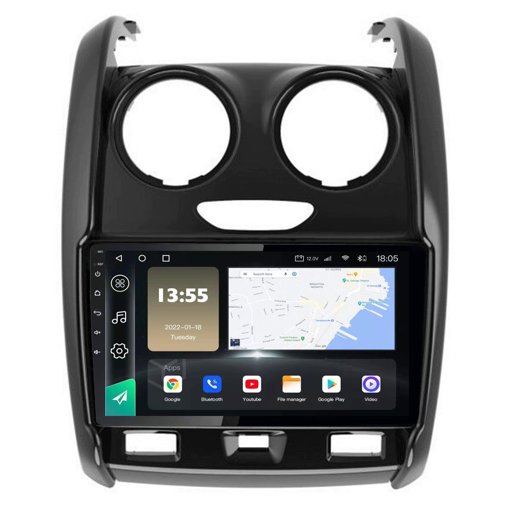 Radio Navegador GPS Android para Dacia Duster (9")