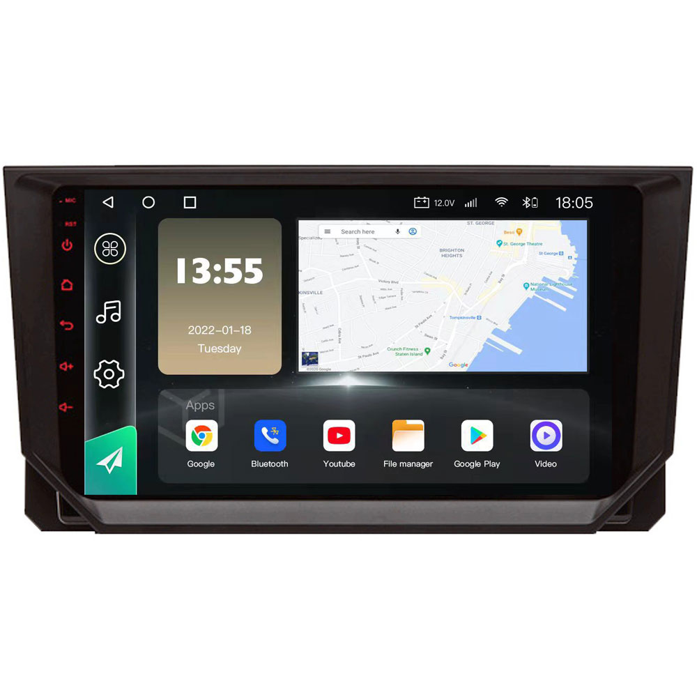 Radio Navegador GPS Android para Seat Arona (9")