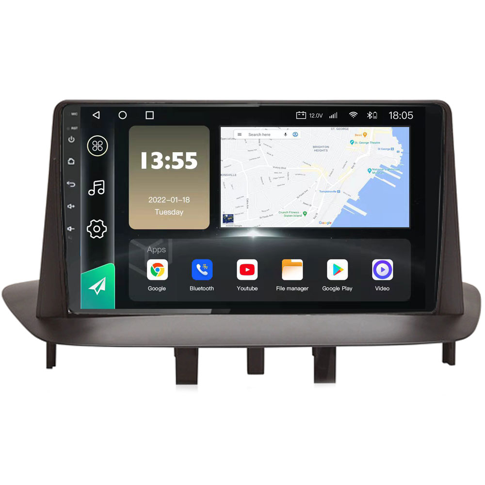 Radio Navegador GPS Android para Renault Megane (9")