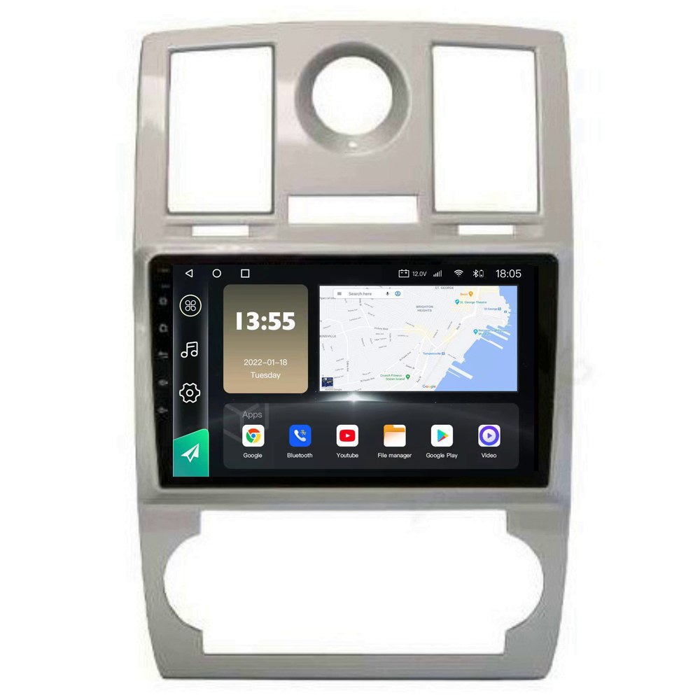 Radio Navegador GPS Android para Chrysler 300C (9")