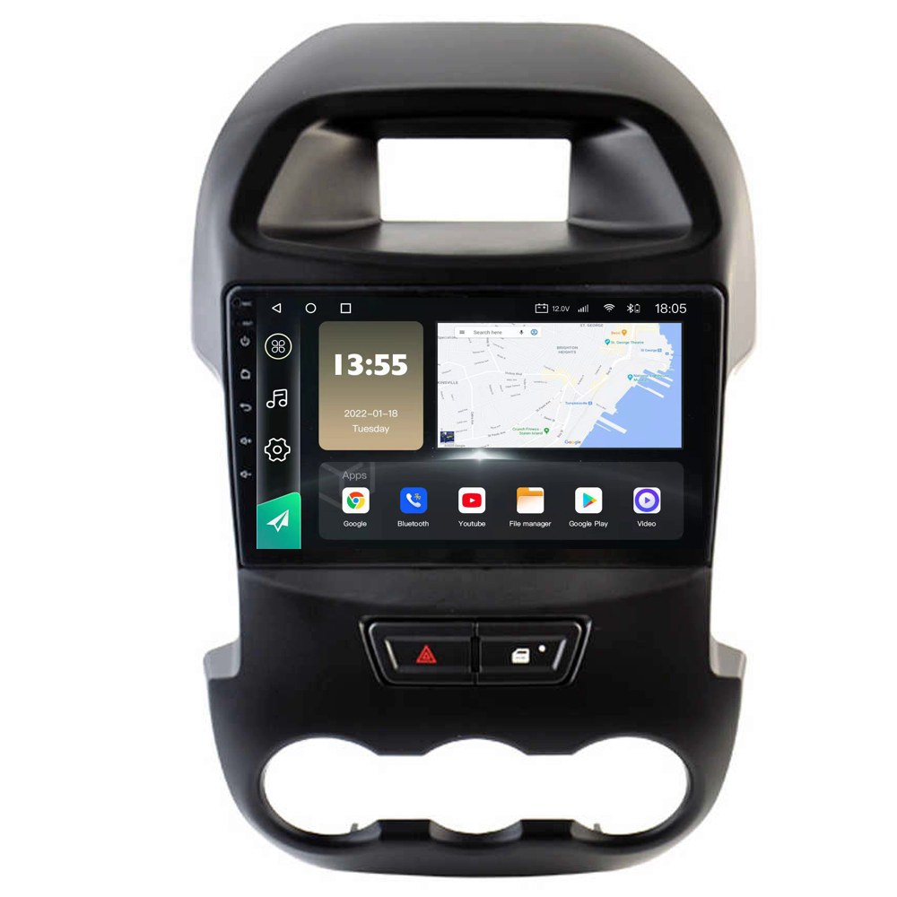 Radio Navegador GPS Android para Ford Ranger (9")
