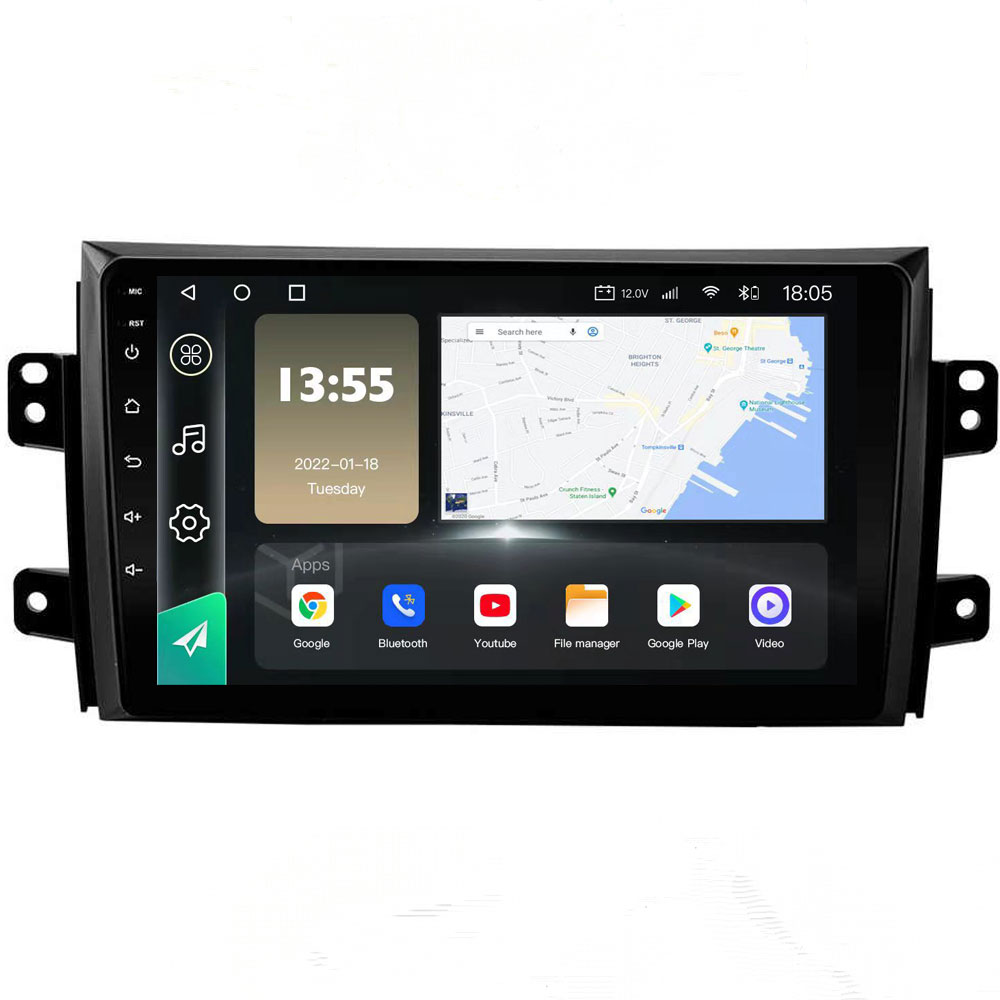 Radio Navegador GPS Android para Suzuki SX4 (9")