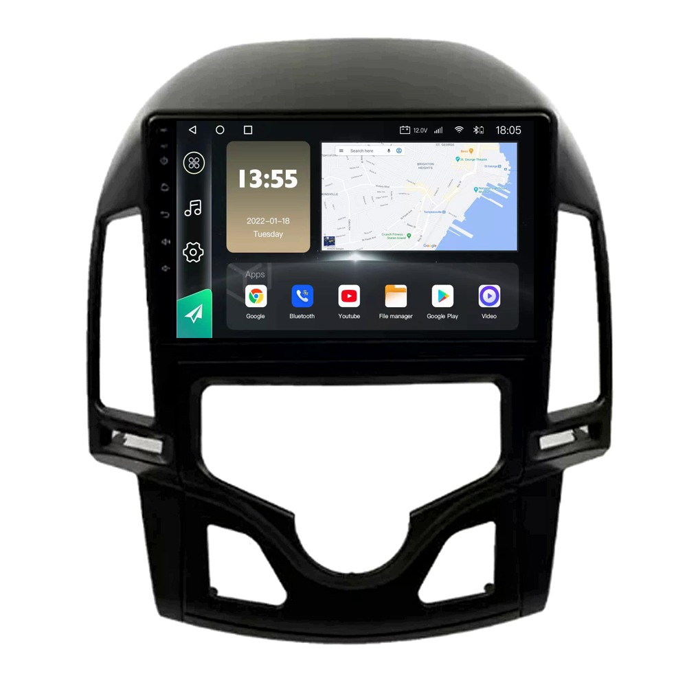 Radio Navegador GPS Android para Hyundai I30 (9")