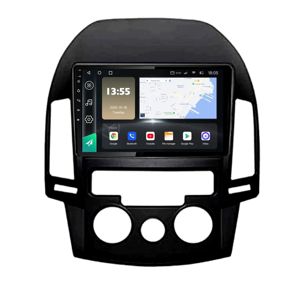 Radio Navegador GPS Android para Hyundai I30 (9")