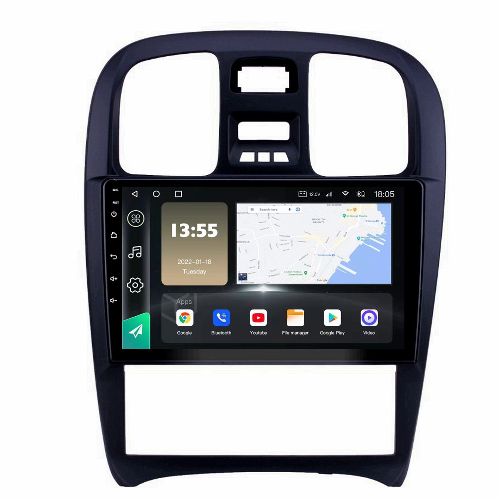 Radio Navegador GPS Android para Hyundai Sonata (9")