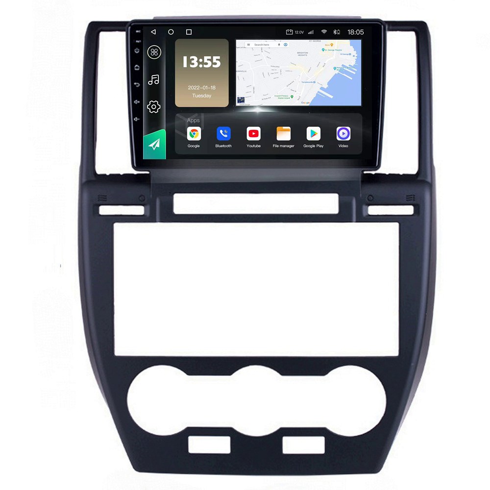 Radio Navegador GPS Android para Land Rover Freelander (9")
