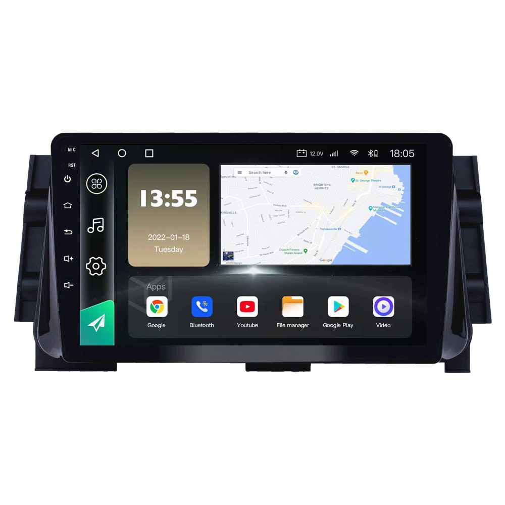 Radio Navegador GPS Android para Nissan Micra (9")