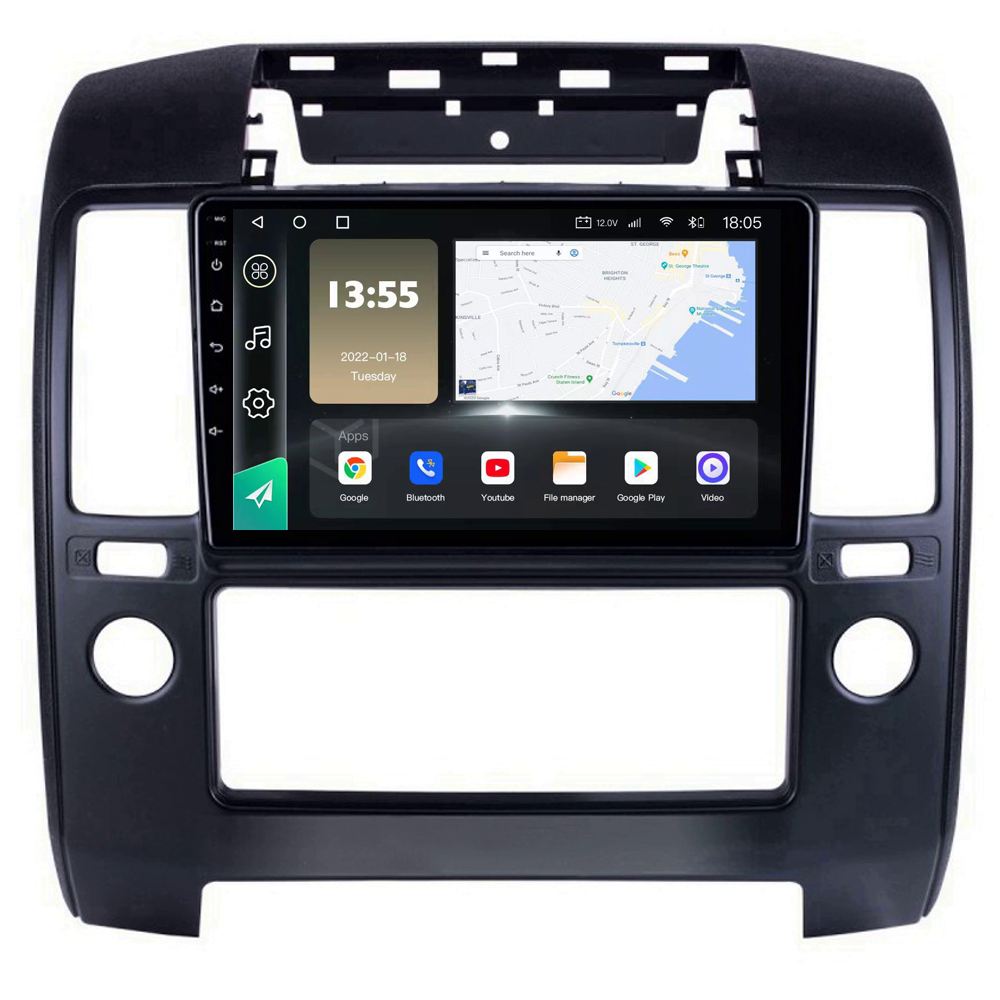 Radio Navegador GPS Android para Nissan Navara (9")