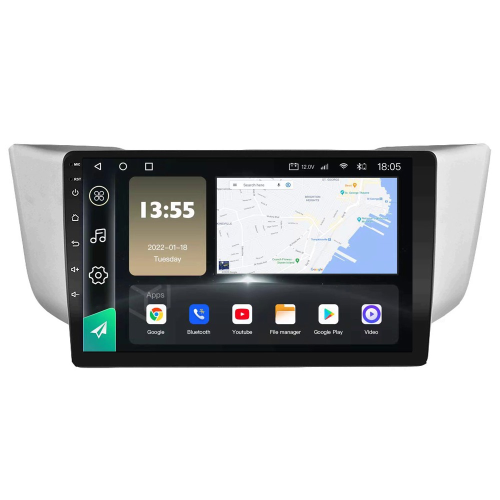 Radio Navegador GPS Android para Lexus RX (9")