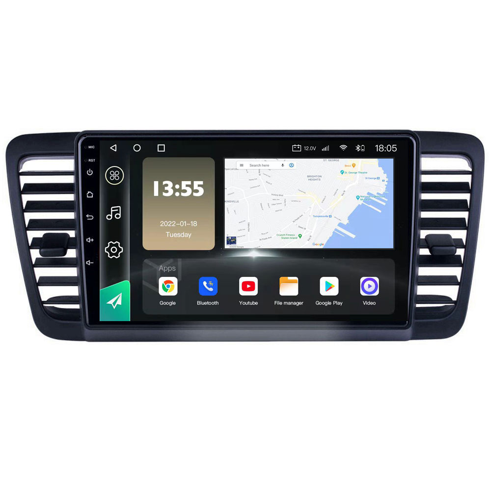 Radio Navegador GPS Android para Subaru Legacy Outback (9")