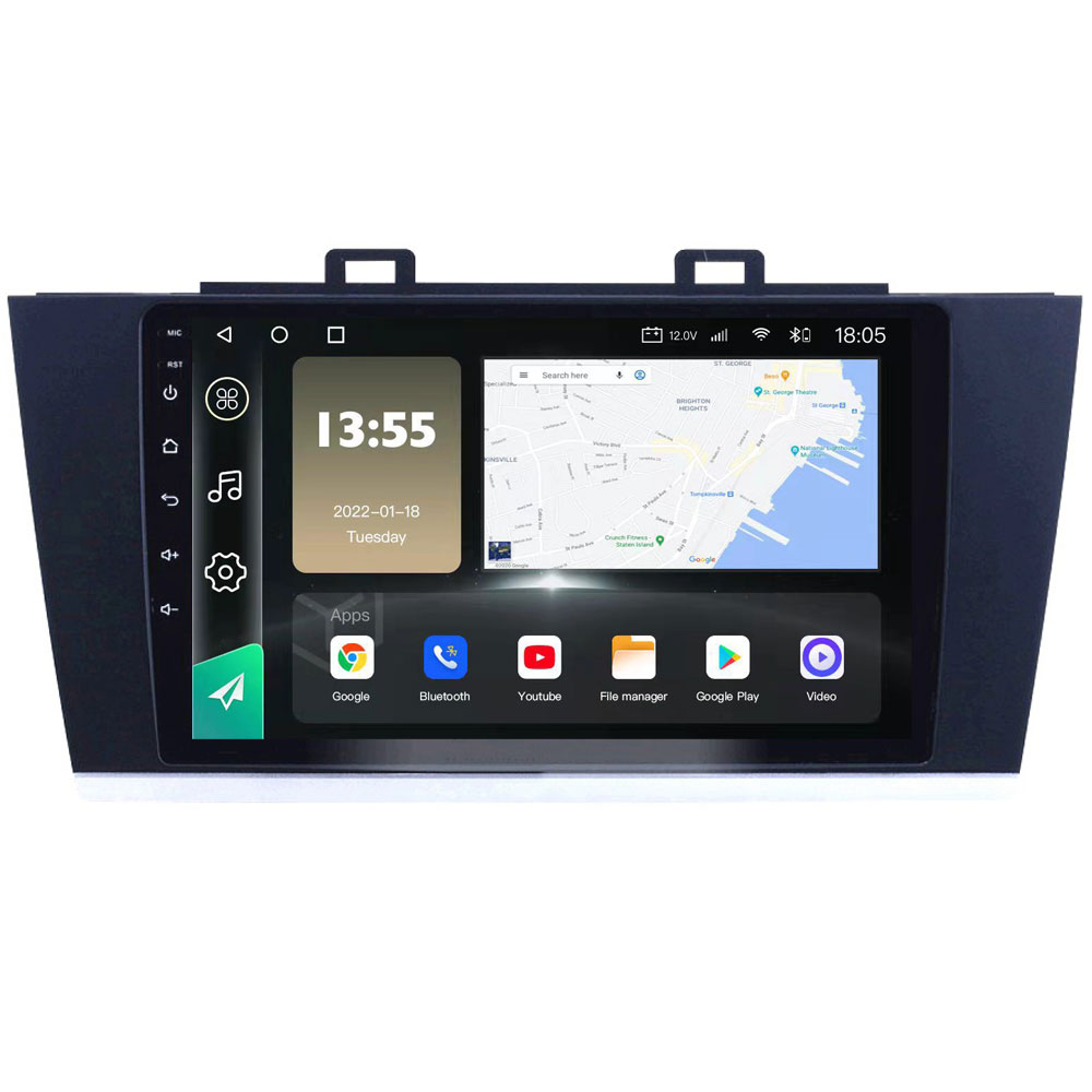 Radio Navegador GPS Android para Subaru Legacy Outback (9")