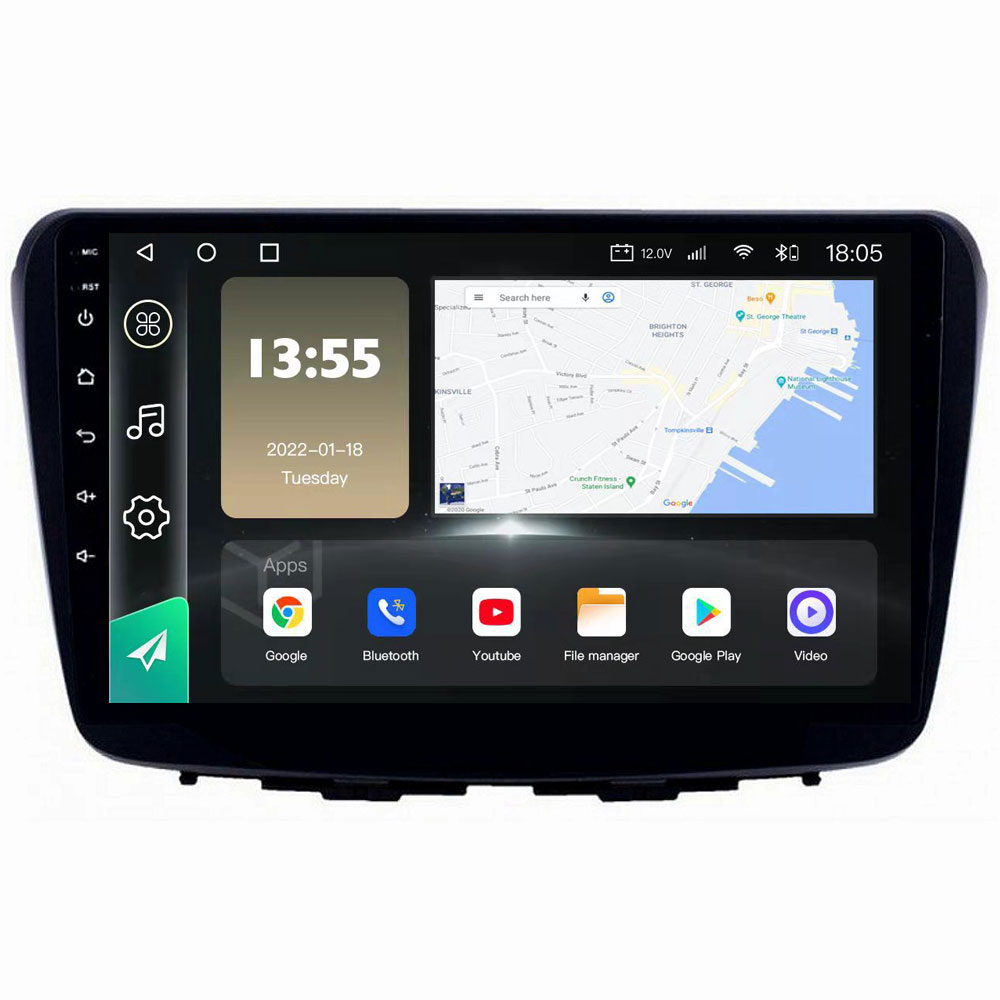Radio Navegador GPS Android para Suzuki Baleno (9")