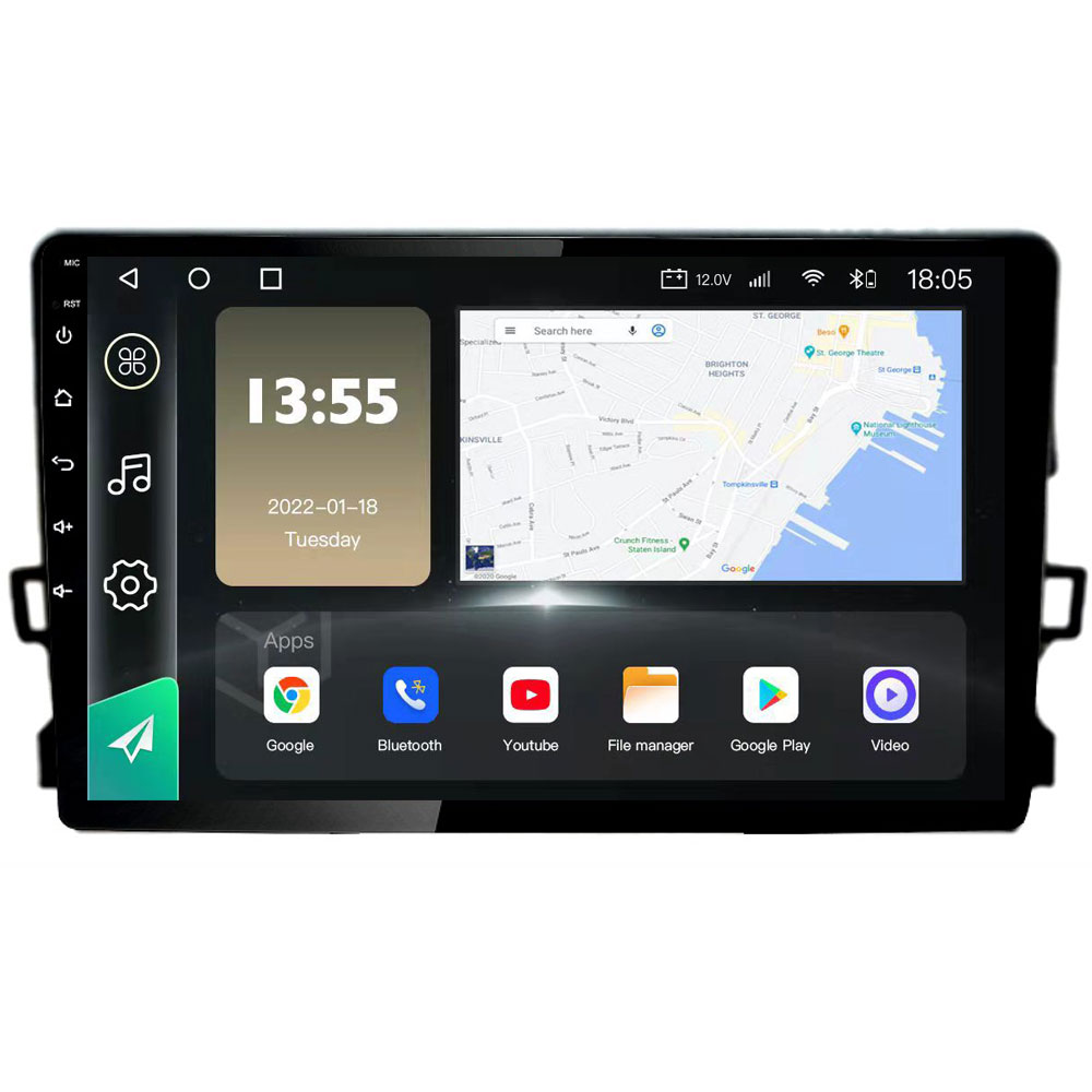 Radio Navegador GPS Android para Toyota Auris (9")