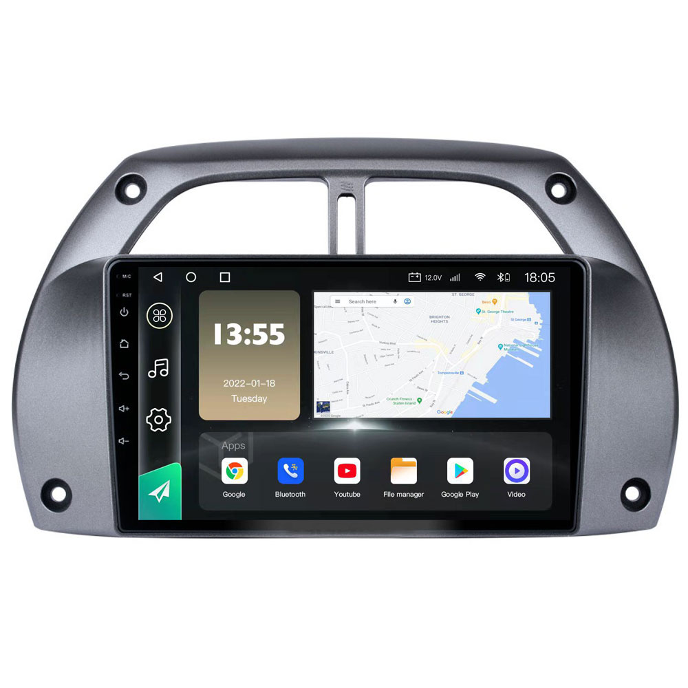 Radio Navegador GPS Android para Toyota RAV4 (9")