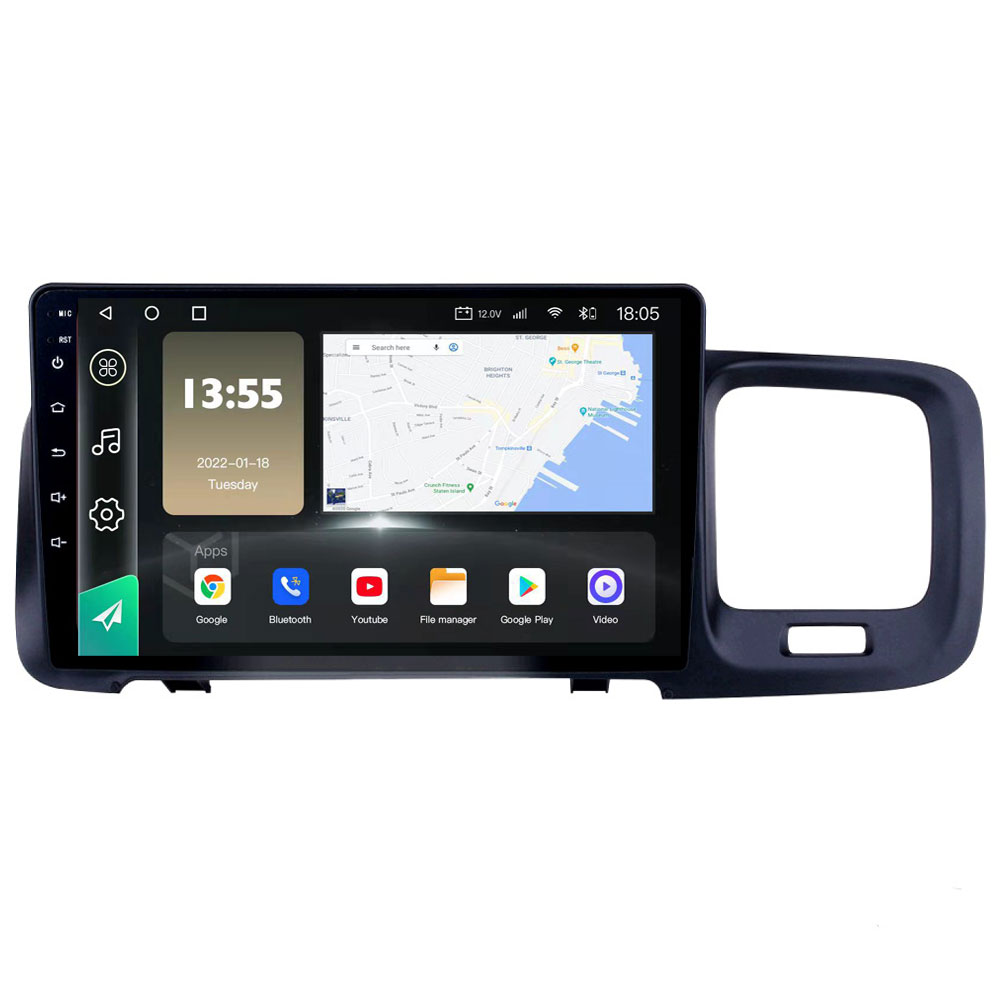 Radio Navegador GPS Android para Volvo S60 (9")